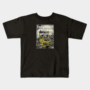 Department of Mayhem 1 Kids T-Shirt